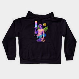 King and Snake Sculpture Kids Hoodie